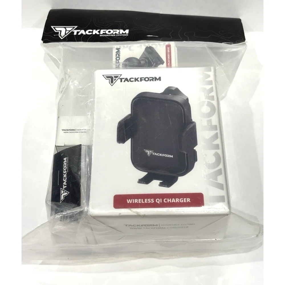 TACKFORM PB31-QI-BL1 Wireless Qi Phone Charger Picatinny Mount Kit New